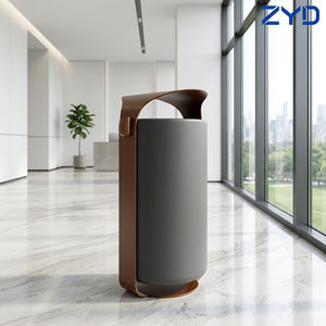 Outdoor Street/School/Office/Apartment Customizable Metal <strong>Trash</strong> <strong>Can</strong> Waste Bins <strong>Trash</strong> Bin <strong>Trash</strong> <strong>Cans</strong> Kitchen Accessories - Product Image 6
