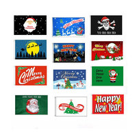 Drapeau en polyester tricoté avec impression numérique, logo personnalisé, 150x90cm, 110gsm, pour la publicité extérieure et les événements