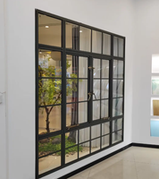 Persianas de Aluminio con Aislamiento Térmico para Ventanas Francesas de Todos los Tamaños, Cortina de Celosía de Aleación de Aluminio, Pantalla de Acero Inoxidable para Sala de Estar y Escaleras