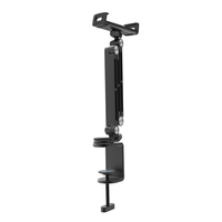 Support de bureau avec base rotative à 360°, bras long, support portable pour moniteur, support pour tablette compatible avec iPad, tablettes, iPhone