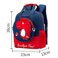 Sac à dos scolaire pour enfants, grande capacité, en néoprène imperméable, avec coussin d'air, design de dessin animé tendance, vente en gros d'usine, usage quotidien des étudiants