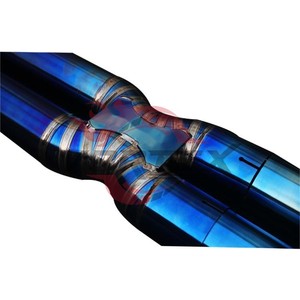 Système d'échappement Catback Valvetronic Vortex Blue Burnt Titanium pour Maserati Quattroporte 2013-2023 Son actif Ajustement direct - Product Image 2