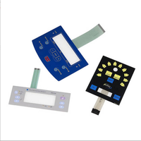 Prix 1 rangée 4 touches sur mesure un bouton qualité fournisseur d'or clavier interrupteur à Membrane