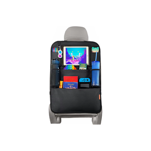 Organizador de Asiento de Coche para Niños, Organizador de Asiento Trasero con Compartimentos y Soporte para Tablet, Embalaje para Venta por Correo - Product Image 1