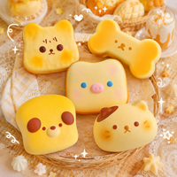 Jouet Squishy Alimentaire Adorable à Remontée Lente, Doux et Anti-Stress, Cadeau Kawaii