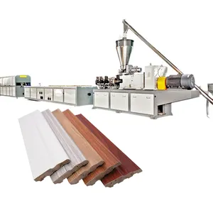 PVC PE skirting making machine skirting Production line