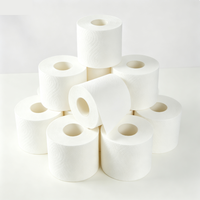 Rouleaux de papier toilette en gros pour fabricants, en bambou, en pâte de cellulose, blanc, qualité papier copie, emballage personnalisé OEM