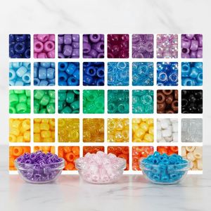 Cross-border 24 Grid Color Plastic Barrel <b>Beads</b> Loose Beaded Set Box DIY Handmade Mobile <b>Phone</b> & Key <b>Chain</b> Accessories - Product Image 4