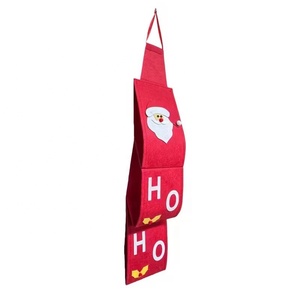 Support de papier toilette de Noël en gros, boîte à mouchoirs en tissu non tissé Père Noël, sac de rangement de Noël - Product Image 4