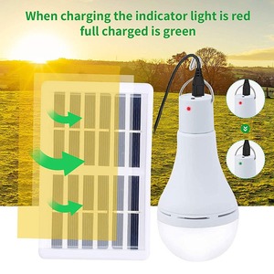 Bombilla LED Solar, Impermeable, para Exteriores, 5V, Carga USB, Lámpara Colgante de Emergencia, Alimentada por Energía Solar, Portátil, Potente, para Interiores del Hogar - Product Image 3