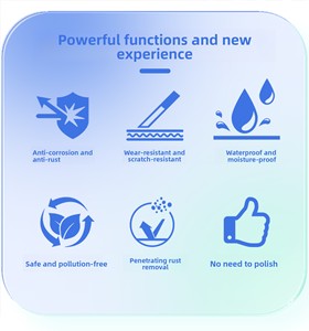<span class=keywords><strong>Peinture</strong></span> convertissante de la rouille à base d'eau, apprêt 2-en-1 pour toitures et clôtures métalliques, sans ponçage, élimination de la rouille et changement de <span class=keywords><strong>couleur</strong></span> - Product Image 5