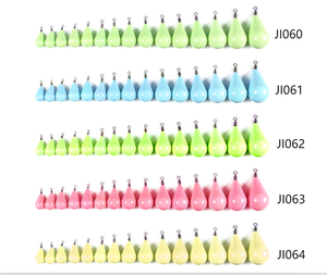 Vendita all'Ingrosso JI060~064 da 11.4g~140g Accessori per Attrezzatura da Pesca Piombi a Goccia da Lancio Pesi Luminosi Verniciati - Product Image 2