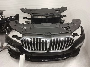 Pour <span class=keywords><strong>BMW</strong></span> <span class=keywords><strong>X1</strong></span> <span class=keywords><strong>E84</strong></span> 5/G38 <span class=keywords><strong>lci</strong></span> 7/G12 assemblage de nez avant d'origine calandre pare-chocs phare antibrouillard réservoir d'eau cadre condensateur faisceau - Product Image 5