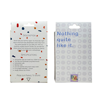 Boîte de papier cadeau pliable avec cintre écologique personnalisé pour enfants Boîte de papier d'emballage de produits pour jouets et bébés avec fenêtre transparente en PVC
