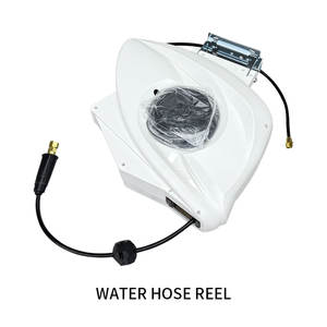 Carrete de Manguera Retráctil 3 en 1 (Agua/Aire/Eléctrico) Diseño Delfín - Sistema de Limpieza Comercial y Doméstica para Detallado Automotriz - Product Image 4