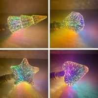 Noël En Gros De Mariage Décoratif Led Infinity Lumière E27 3D Led Filament Ampoule Feu D'artifice St64 Ampoule