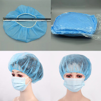 Vente en gros usine : Bonnets de protection ronds jetables anti-poussière en non-tissé de 21 pouces pour l'industrie alimentaire et l'industrie cosmétique