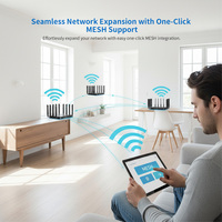 MT7988AV Quad Core X75 5g Modem 4x4 Mimo 5g Antenne WiFi 7 Routeur Réseau Sans Fil Pare-Feu 5g Routeur Wifi avec Emplacement pour Carte Sim