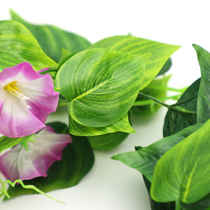 Enredaderas Artificiales de Gloriosas, Flores de Seda en Rosa, Morado, Rojo, Azul y Blanco, Decoración para Bodas y Hogar, Accesorios para Fotografía en Exteriores - Product Image 3