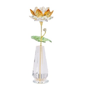 Dazi Cristal Loto Octagonal de Vidrio, Decoración para el Hogar, Regalo para Sala de Estar, Mesa de Centro - Product Image 5