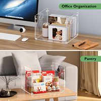 Organisateur de fichiers moderne en acrylique, couleur personnalisée, léger, élégant, pour le rangement de documents de format Lettre/Légal, avec fonction d'extrusion et de découpe