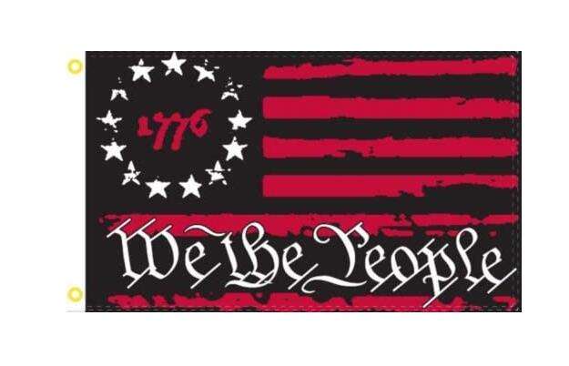 Nous les gens noir et rouge