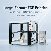 Nouvelle imprimante 3D Protolink3D FGF Granule 1200x1200x1200mm, système d'extrusion de granulés, machine industrielle haute température 300°C, USB