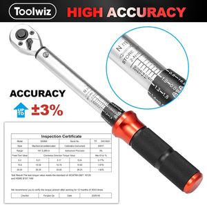 15PCS 1/4 Zoll Antriebs drehmoments chl üssel satz 2-26Nm Dual-Direction 72 Zahn drehmoments chl üssel für die Reparatur von Fahrrad autos Home <span class=keywords><strong>Maintenance</strong></span> - Product Image 4