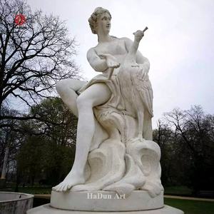 Grande statue romaine Offre Spéciale de David Michel-Ange en marbre blanc pour jardin - Product Image 2