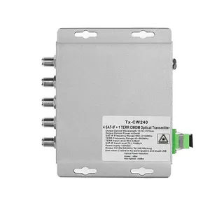 Transmisor óptico CWDM multicircuito Transmisor óptico por satélite de fibra óptica FTTB, amplio rango de frecuencia - Product Image 3