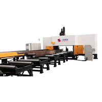 Máquina de Perforación CNC 3D Tipo Pórtico de Alta Velocidad con Cuerpo de Alta Rigidez para Perforación de Vigas en H de 750 mm de Altura