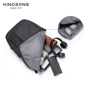 Kingsons Business <b>Backpack</b> Laptop Compartment 20-35L Water Resistant For Men Daily Commute - Product Image 3