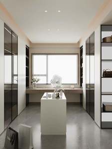 Armario Vestidor Moderno de Lujo Independiente con Sistema de Armario Doble Personalizado y Organizador de Almacenamiento - Product Image 5