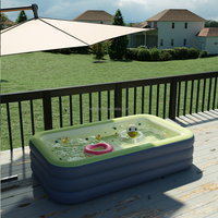 Piscine gonflable sans fil en jacinthe violette, pour l'extérieur, famille, jeu parent-enfant, refroidissement et refroidissement, offre spéciale