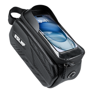 ESLNF Pochette de vélo à écran tactile Sac de tube supérieur Étui rigide Étanche <span class=keywords><strong>Cadre</strong></span> avant Sac de téléphone de vélo - Product Image 5
