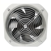 Ventilateur de refroidissement axial industriel électrique sans balais 12V 24V 48V DC avec châssis en fonte, 19 ans de garantie, 22580, protection IP55, 40000h+