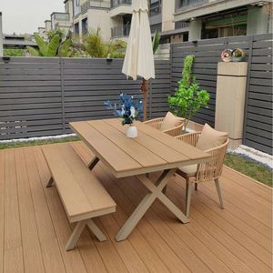 Set <span class=keywords><strong>da</strong></span> <span class=keywords><strong>Giardino</strong></span> in Rattan Moderno Nordico Impermeabile e Resistente al Sole per Esterni, Cortile, Terrazza e Villa - Product Image 4