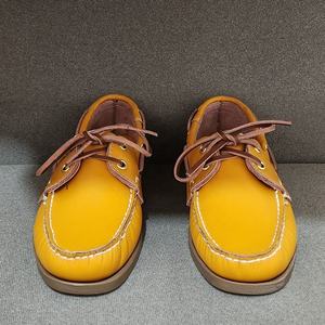 Nouvelles Chaussures Bateau Décontractées en Cuir de Vache Jaune Faites à la Main, à Plateforme Antidérapante, Souples pour la Conduite et le Bureau, Grande Taille pour Hommes - Product Image 5