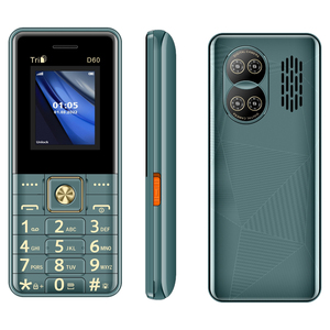 Nouveau téléphone portable D60 2G GSM avec clavier, triple SIM, écran 1,77 pouces, batterie 1800 mAh longue autonomie, mini et portable - Product Image 4