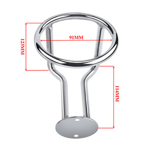 ISURE Stainless Steel Drink Holder 91Mm Marine Hardware For Boat <b>Yacht</b> Retrofit Upgrade - Product Image 2