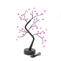 Fabrik Direkt verkauf Rosa Kirschblüte Baum Licht Baum Lampen Für Wohnzimmer Nettes Nachtlicht Für Zuhause Hochzeiten Weihnachts dekoration