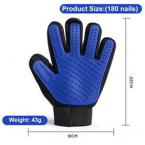 Articles populaires et très demandés - Gants de toilettage pour animaux de compagnie en tissu + TPR durables et écologiques avec les meilleurs services - Product Image 3