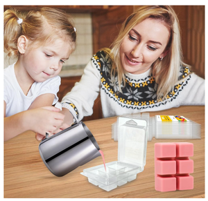 कस्टम 6-सेल डिस्पोजेबल पालतू फफोलर क्लैमशेल मोम पिघला हुआ वैक्यूम मोमबत्ती के लिए प्लास्टिक बॉक्स - Product Image 5