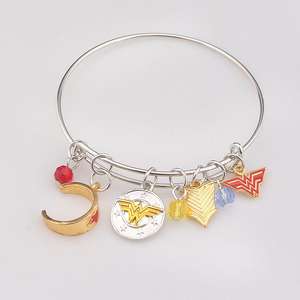 فيلم هزلي عجب امرأة قلادة قلادة العدالة الدوري مفتاح سلسلة هدية الموضة - Product Image 4