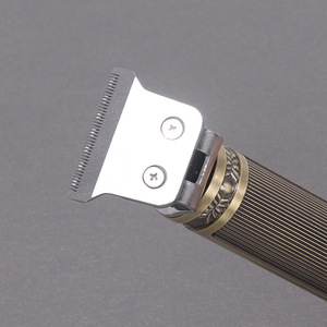 Cortadora de pelo eléctrica grabada T9, estilo Dragón Fénix, cuerpo metálico, recargable, longitud ajustable para hombres y mascotas - Product Image 3