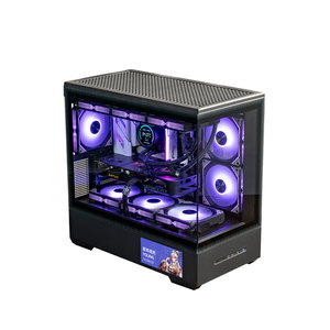 Boîtier PC Micro ATX <span class=keywords><strong>Gaming</strong></span> sur Mesure le Plus Vendu, Neuf, avec Refroidisseur Liquide 360mm Noir et Ventilateurs RGB – Boîtiers et Tours d'Ordinateur - Product Image 6