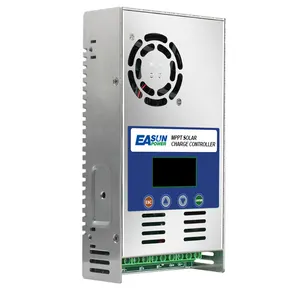 Easun Auto 12V/24V/36V/48V Auto Zonne-Energie Laadregelaar 60 Amp Mppt 60a Zonne-Oplader Controller Voor Zonnestelsel