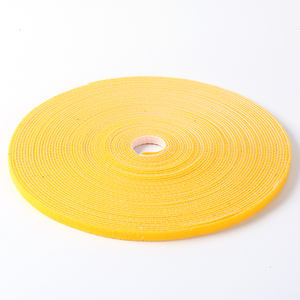 للبيع بالجملة لفائف أشرطة ربط صفراء مبيع بالجملة لتخزين الكابلات المرنة في المنزل والمكتب والفصول الدراسية - Product Image 1