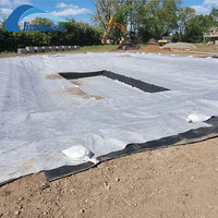Tapis géotextile stabilisé aux UV pour le contrôle de l'érosion des pentes, le revêtement des canaux et la protection des réservoirs, norme ASTM