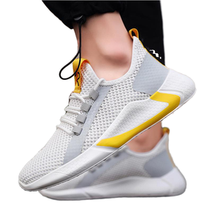 Chaussures de travail unisexes pour hommes pour l'hiver et l'été, doublure en maille respirante et fermeture à lacets, semelle intérieure en EVA, style de marche élégant - Product Image 1